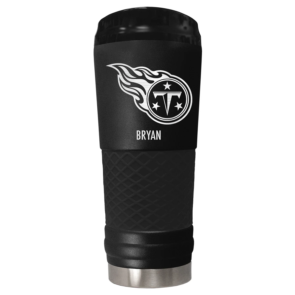 Black Tennessee Titans 24oz. Personalized Stealth Draft Tumbler