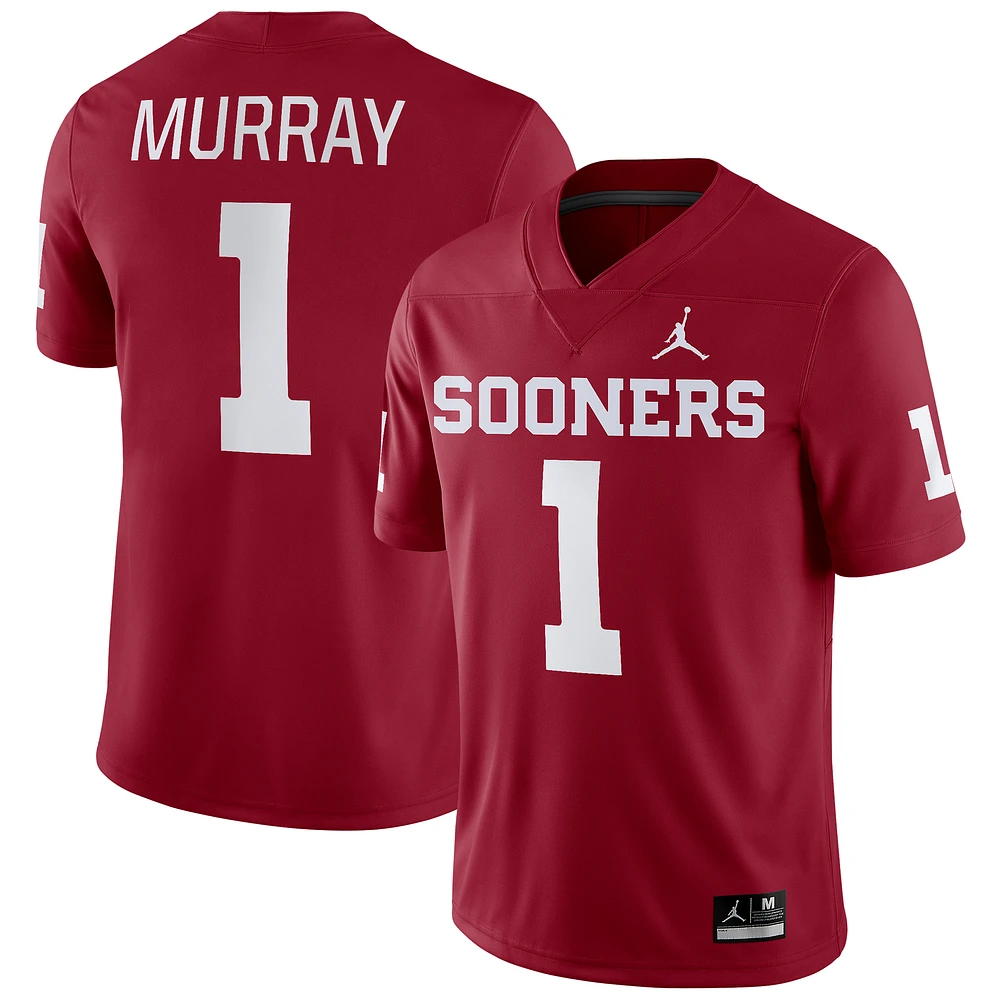 Men's Jordan Brand Kyler Murray Crimson Oklahoma Sooners Game Jersey
