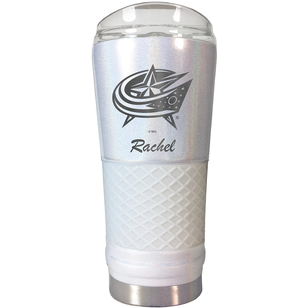 Columbus Blue Jackets 24oz. Personalized Opal Draft Tumbler