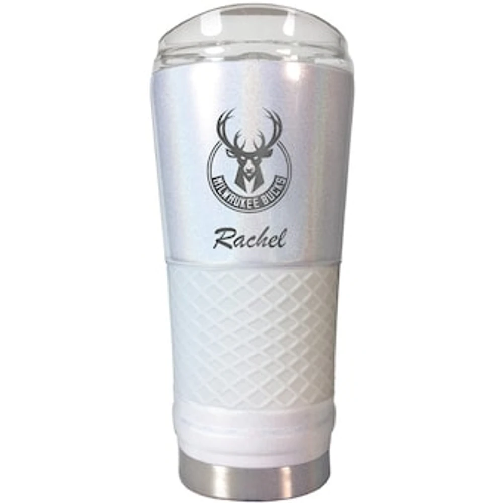Milwaukee Bucks 24oz. Personalized Opal Draft Tumbler