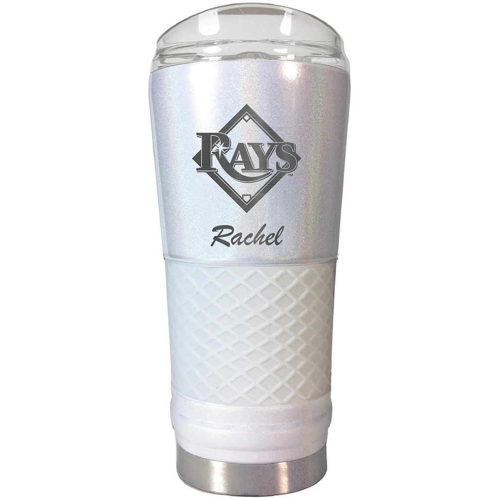 Tampa Bay Rays 24oz. Personalized Opal Draft Tumbler