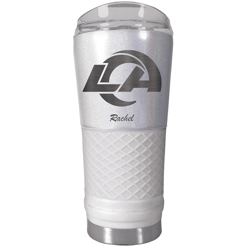 Los Angeles Rams 24oz. Personalized Opal Draft Tumbler