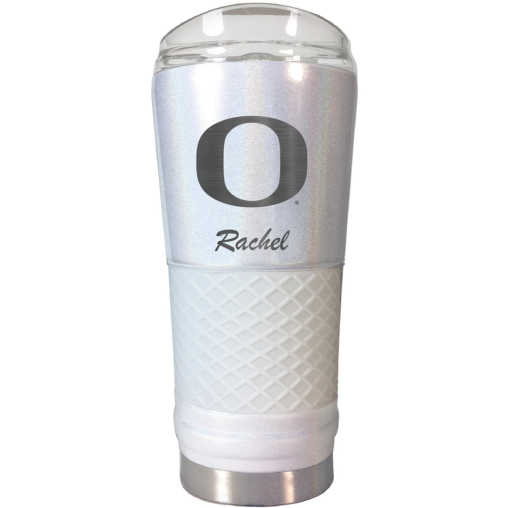 Oregon Ducks 24oz. Personalized Opal Draft Tumbler