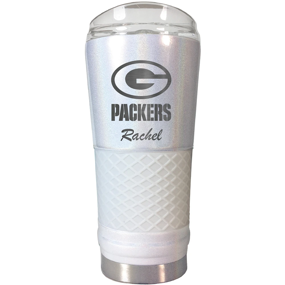 Green Bay Packers 24oz. Personalized Opal Draft Tumbler