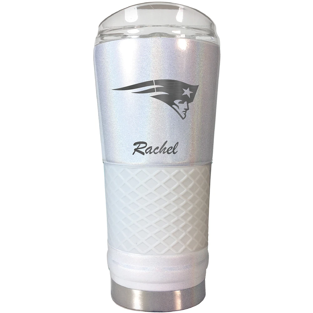 New England Patriots 24oz. Personalized Opal Draft Tumbler