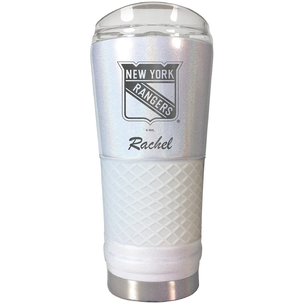 New York Rangers 24oz. Personalized Opal Draft Tumbler