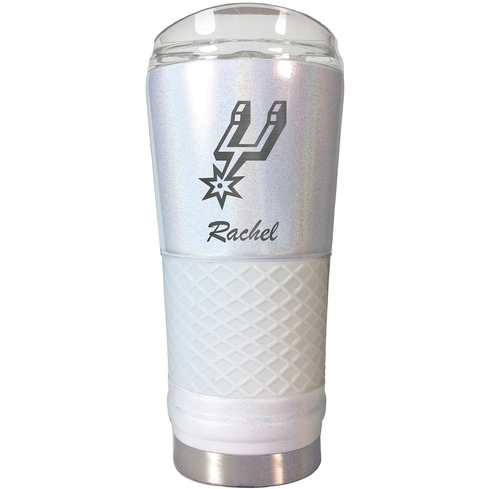 San Antonio Spurs 24oz. Personalized Opal Draft Tumbler