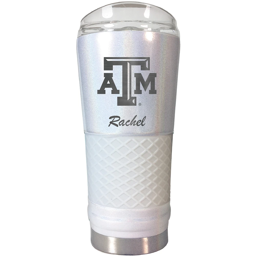 Texas A&M Aggies 24oz. Personalized Opal Draft Tumbler