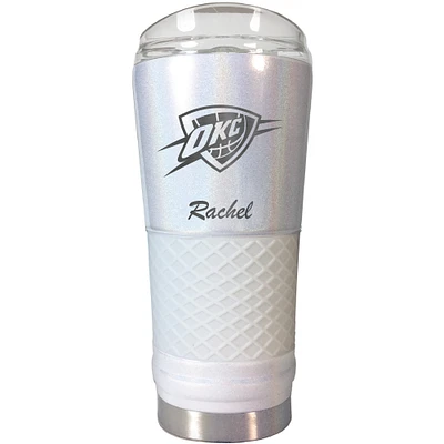 Oklahoma City Thunder 24oz. Personalized Opal Draft Tumbler