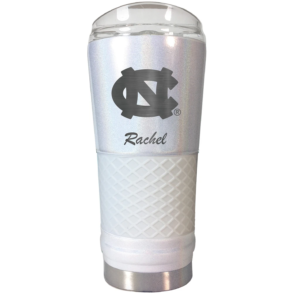 North Carolina Tar Heels 24oz. Personalized Opal Draft Tumbler