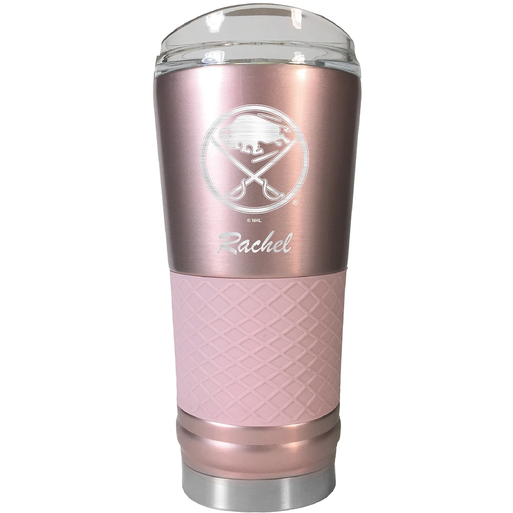 Buffalo Sabres 24oz. Personalized Rose Gold Draft Tumbler