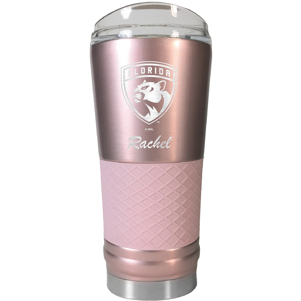 Florida Panthers 24oz. Personalized Rose Gold Draft Tumbler
