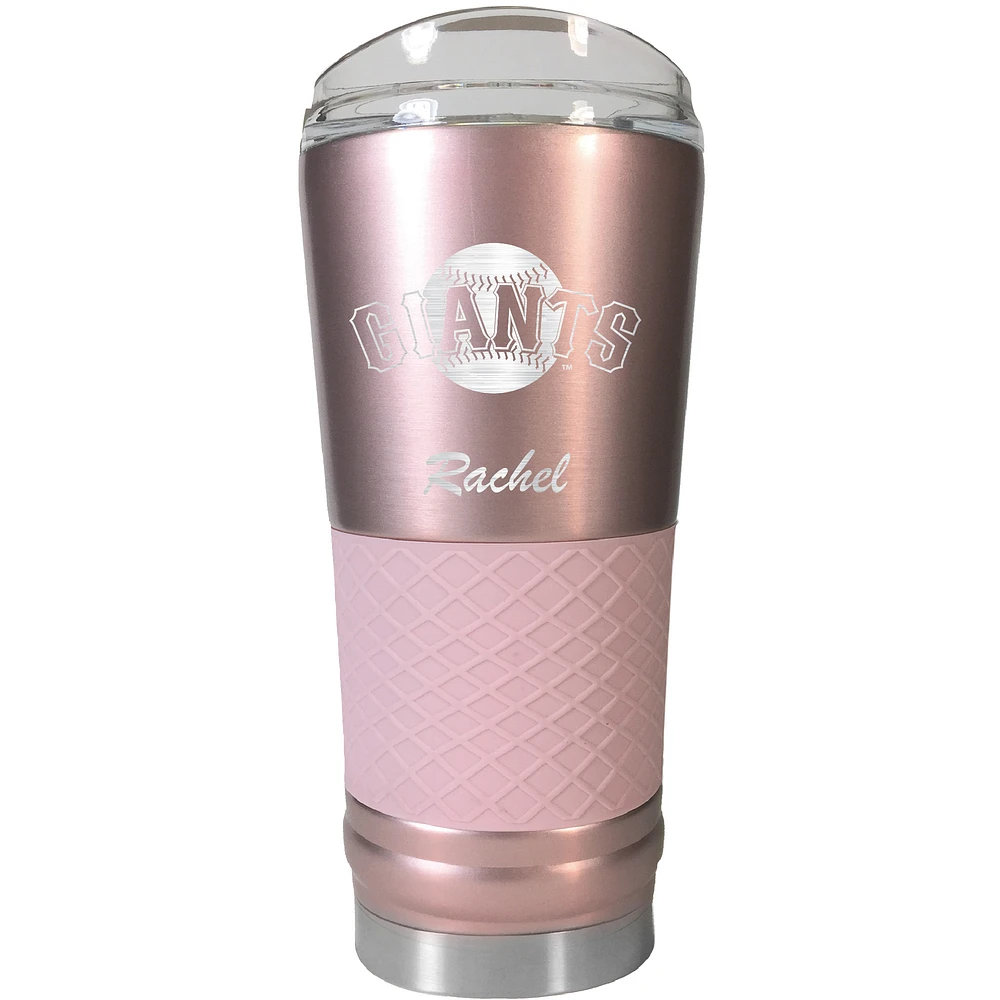San Francisco Giants 24oz. Personalized Rose Gold Draft Tumbler