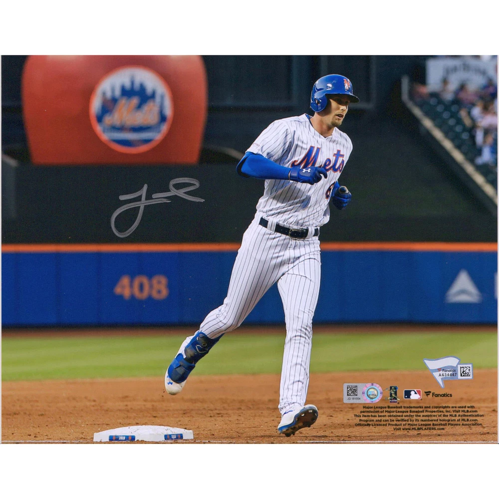 Jeff McNeil New York Mets Autographed 8" x 10" Apple Photograph