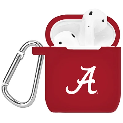 Red Alabama Crimson Tide Silicone AirPods Case