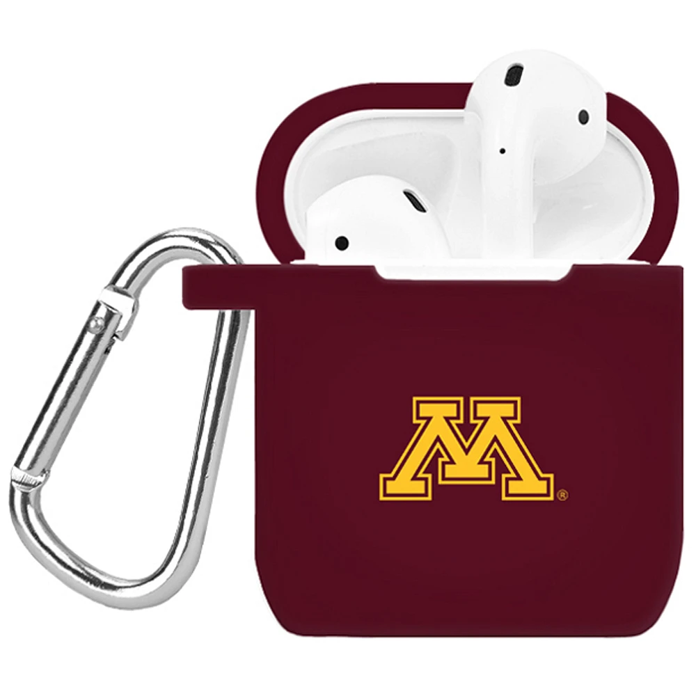 Maroon Minnesota Golden Gophers Silicone AirPods Case