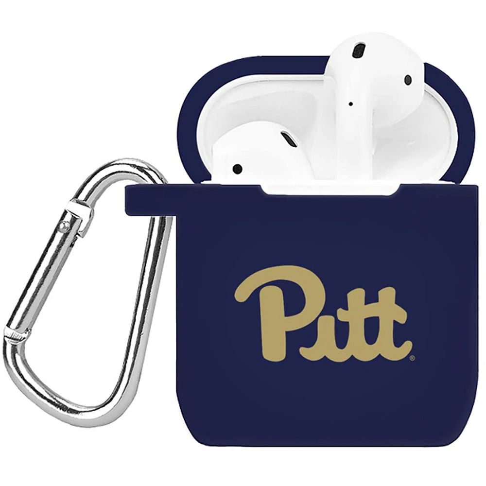 Navy Pitt Panthers Silicone AirPods Case