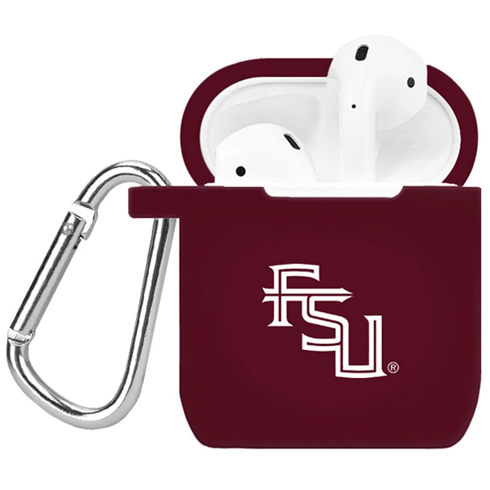Garnet Florida State Seminoles Silicone AirPods Case