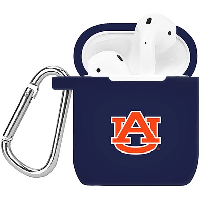 Navy Auburn Tigers Silicone AirPods Case