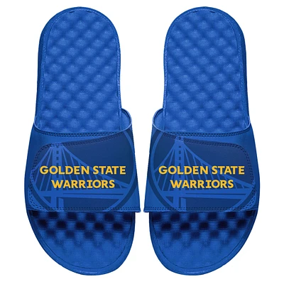 Youth ISlide Royal Golden State Warriors Tonal Pop Slide Sandals