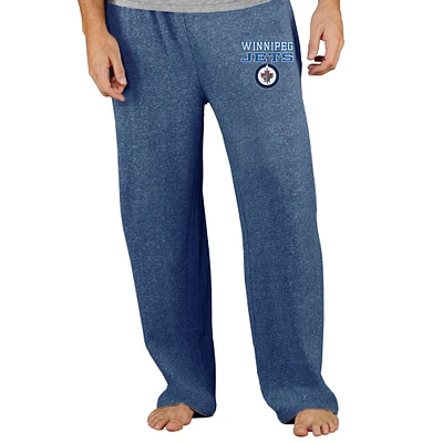 Men's Concepts Sport Navy Winnipeg Jets Mainstream Terry Pants