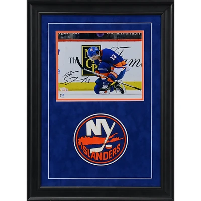 Mathew Barzal New York Islanders Deluxe Framed Autographed 8" x 10" Goal Celebration Photograph