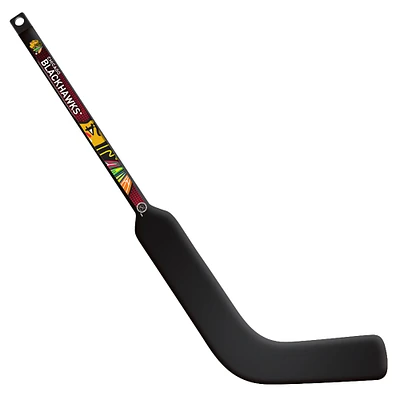 Chicago Blackhawks Unsigned InGlasCo Composite Mini Goalie Stick
