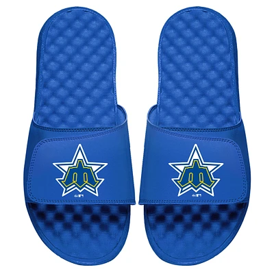 Youth ISlide Royal Seattle Mariners Cooperstown Logo Slide Sandals