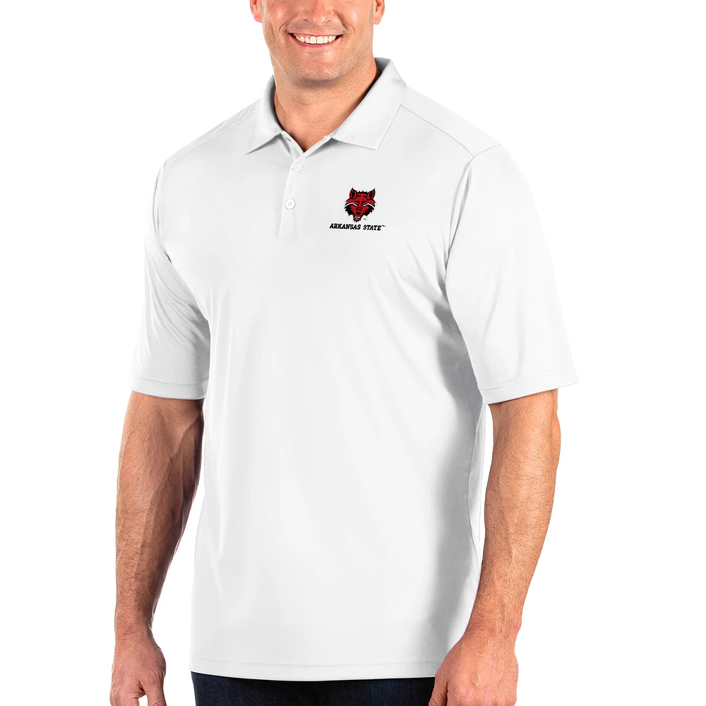 Men's Antigua Arkansas State Red Wolves Big & Tall Tribute Polo