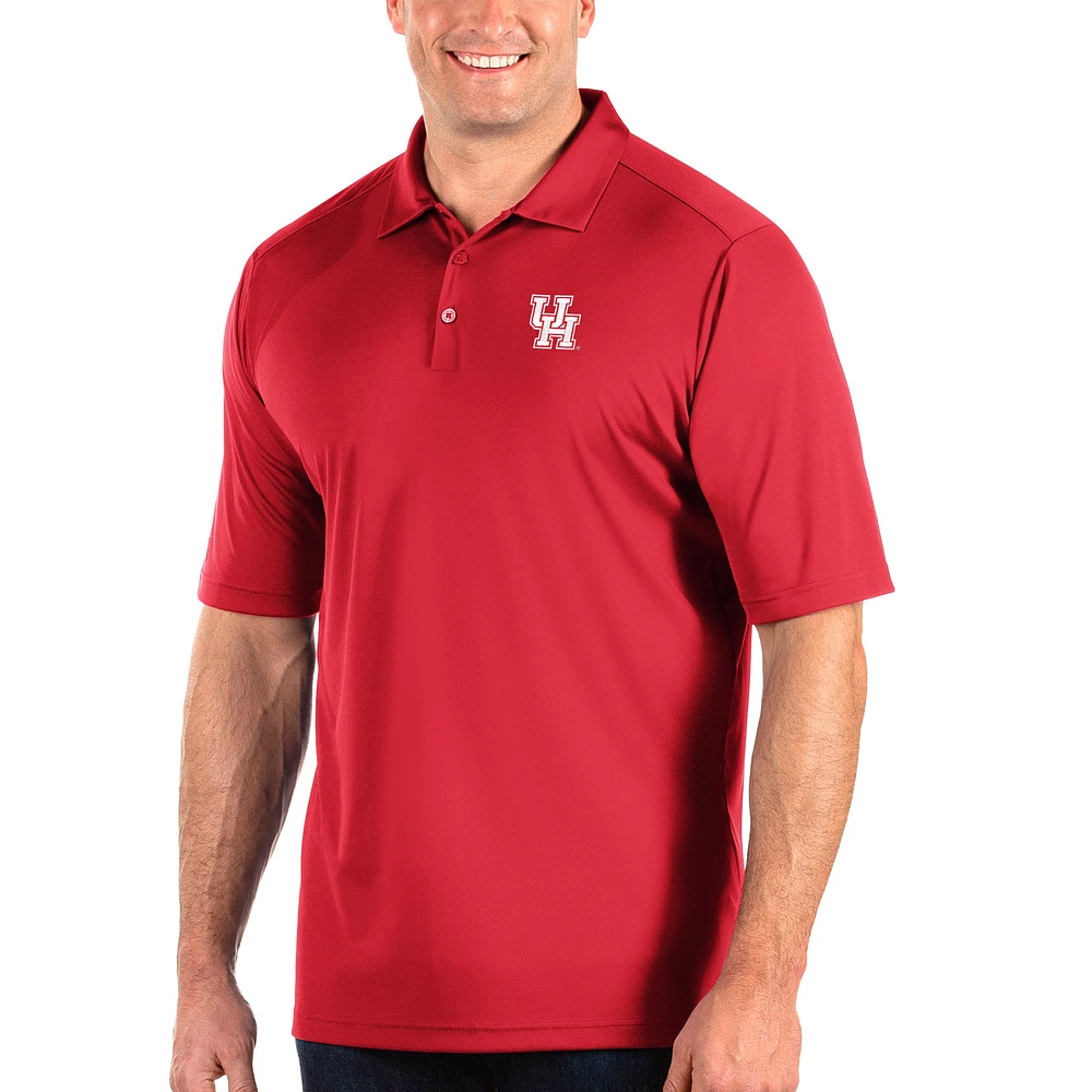 Men's Antigua Red Houston Cougars Big & Tall Tribute Polo