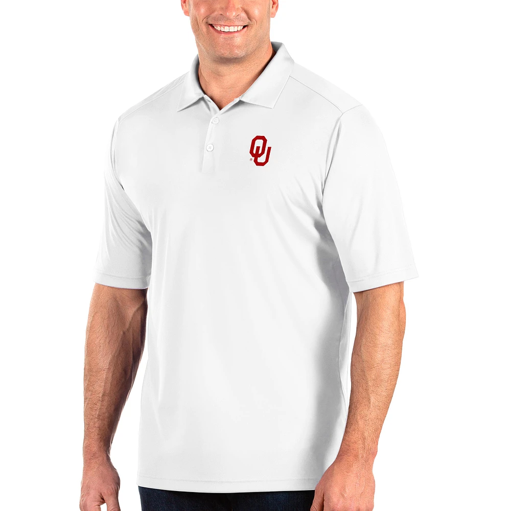 Men's Antigua Oklahoma Sooners Big & Tall Tribute Polo