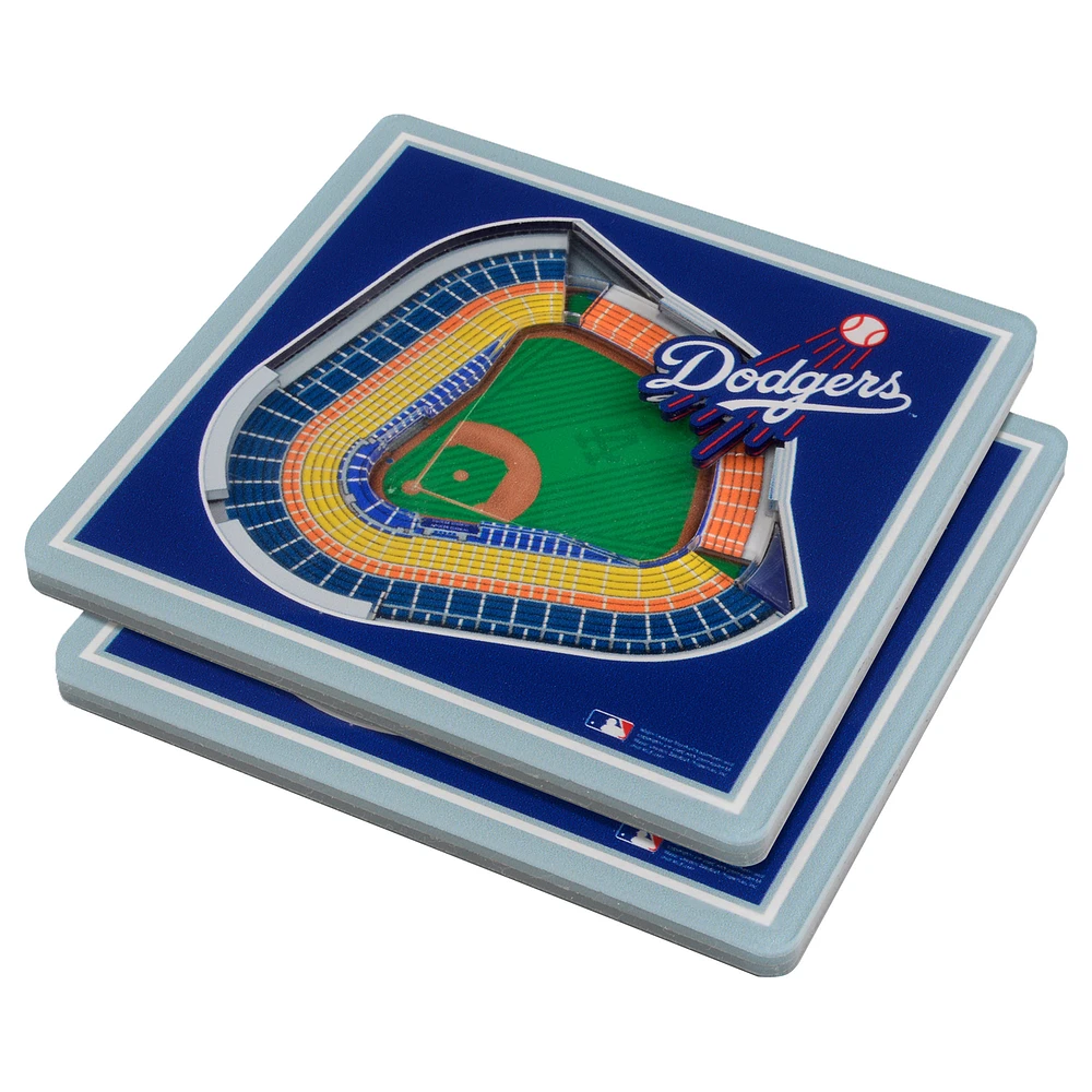 Blue Los Angeles Dodgers 3D StadiumViews Coasters