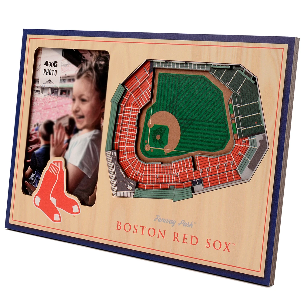 Brown Boston Red Sox 3D StadiumViews Picture Frame