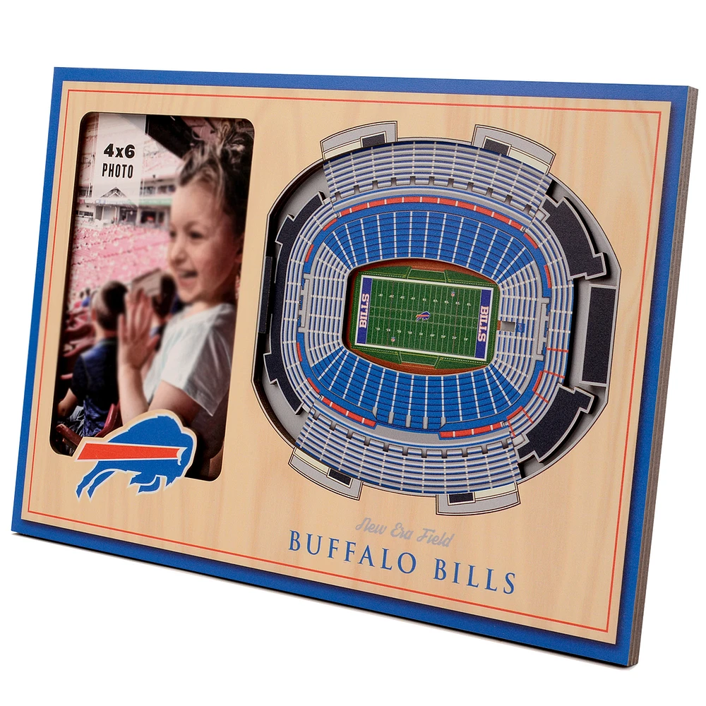 Brown Buffalo Bills 3D StadiumViews Picture Frame