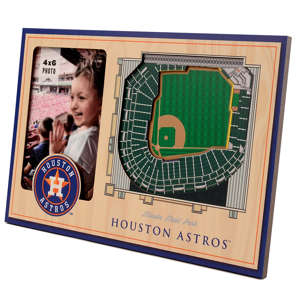 Brown Houston Astros 3D StadiumViews Picture Frame