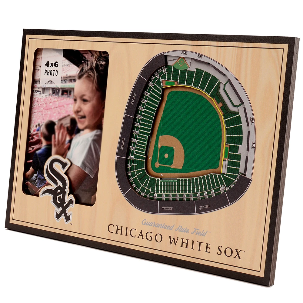 Brown Chicago White Sox 3D StadiumViews Picture Frame
