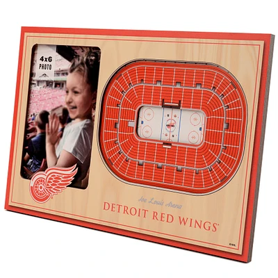 Brown Detroit Red Wings 3D StadiumViews Picture Frame