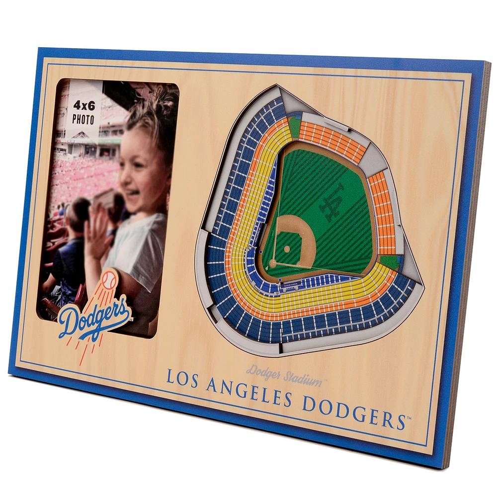 Brown Los Angeles Dodgers 3D StadiumViews Picture Frame