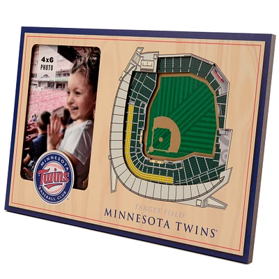 Brown Minnesota Twins 3D StadiumViews Picture Frame