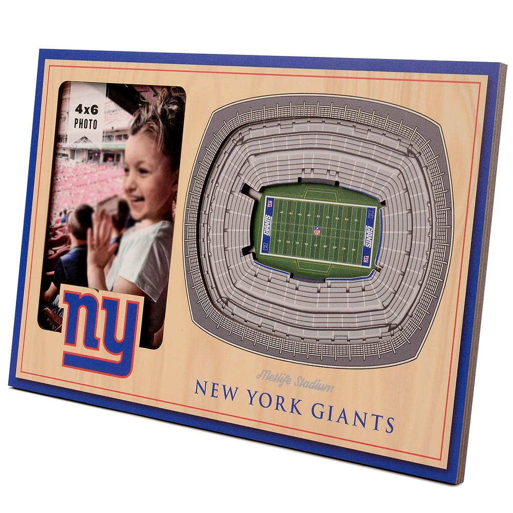 Brown New York Giants 3D StadiumViews Picture Frame