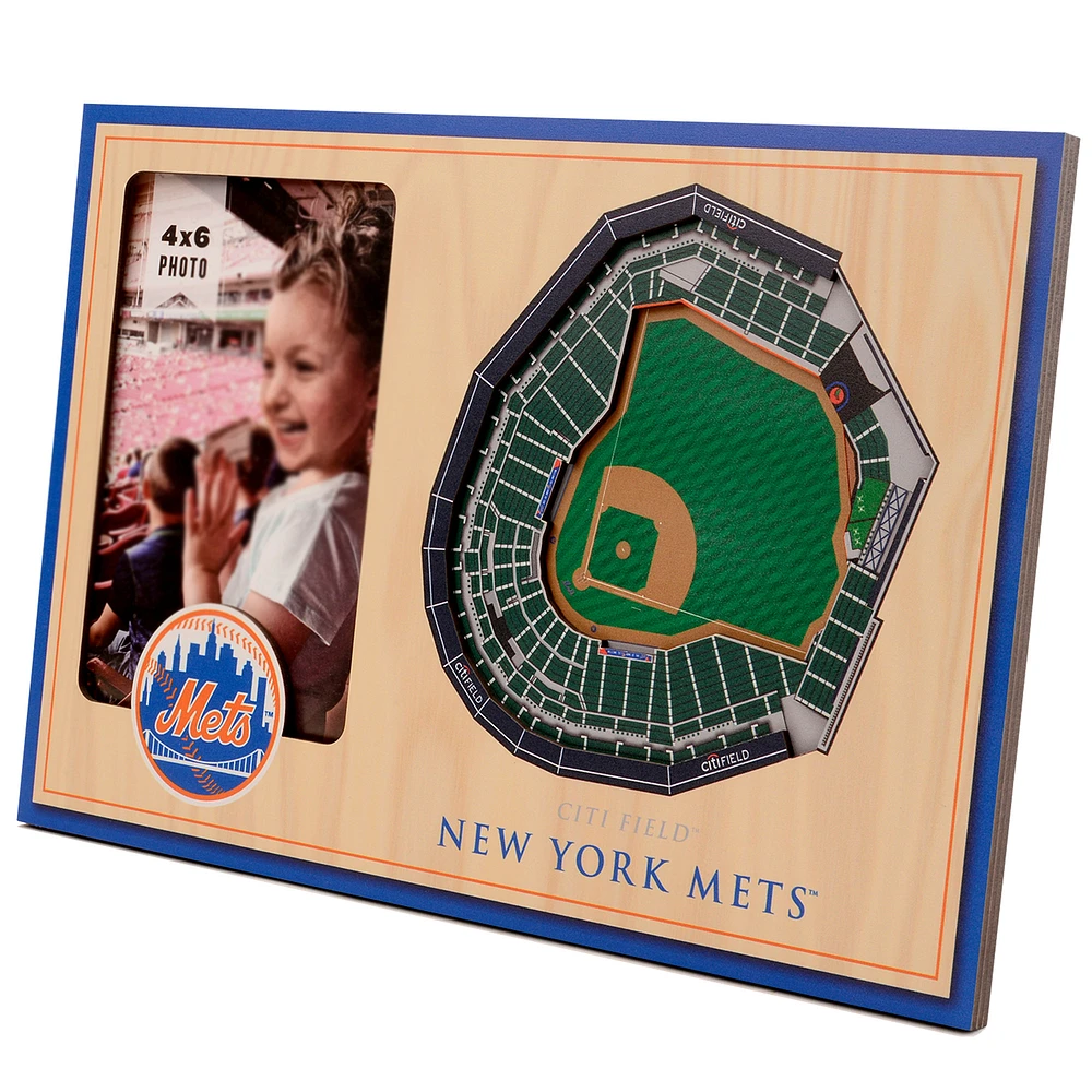 Brown New York Mets 3D StadiumViews Picture Frame