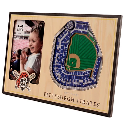 Brown Pittsburgh Pirates 3D StadiumViews Picture Frame