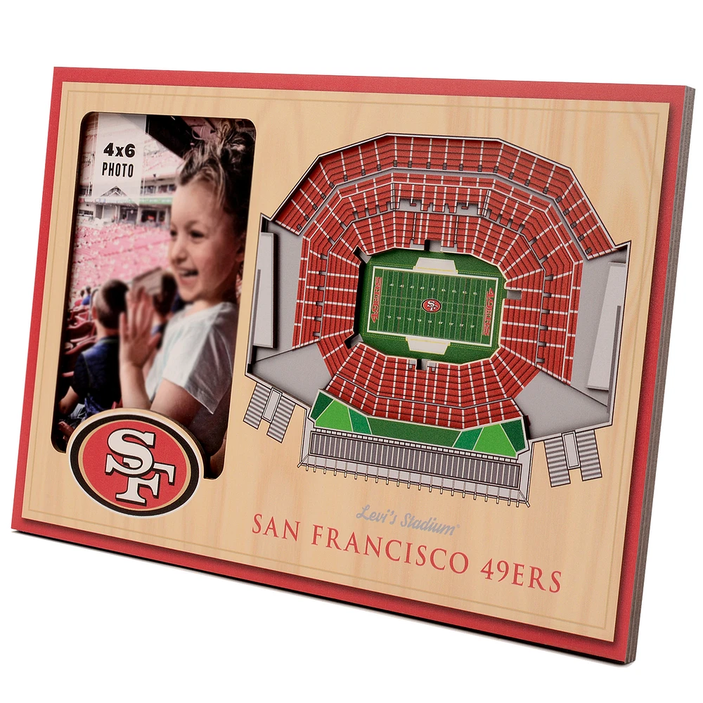 Brown San Francisco 49ers 3D StadiumViews Picture Frame