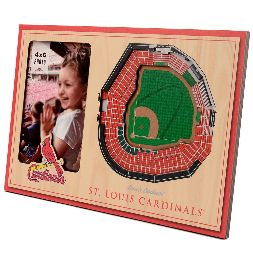 Brown St. Louis Cardinals 3D StadiumViews Picture Frame