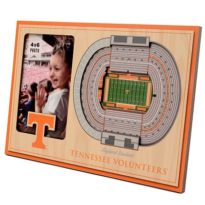 Brown Tennessee Volunteers 3D StadiumViews Picture Frame