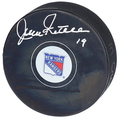 Jean Ratelle New York Rangers Autographed Hockey Puck
