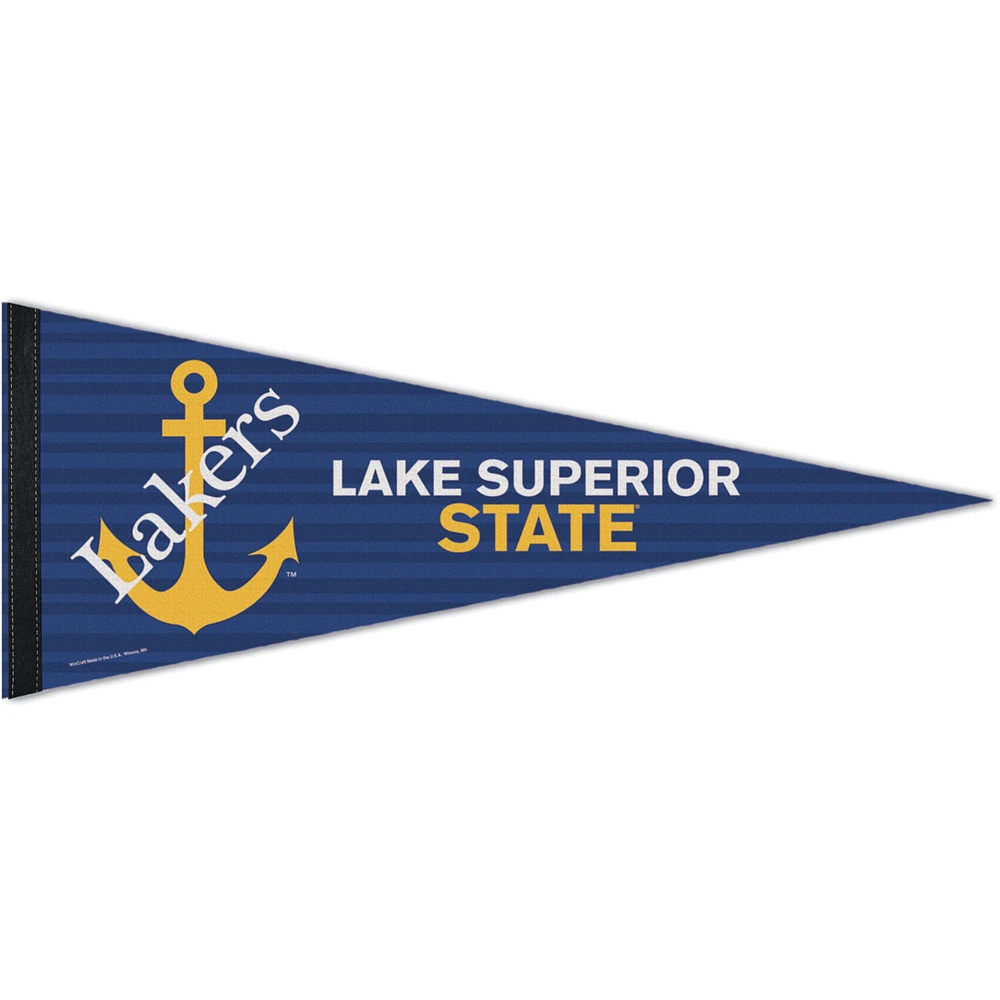 WinCraft Lake Superior State Lakers 12" x 30" Large Logo Premium Pennant