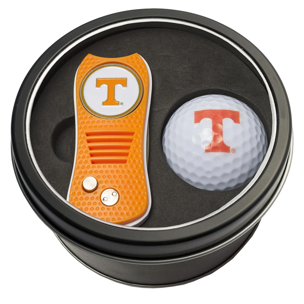 Tennessee Volunteers Divot Tool & Golf Ball Personalized Tin Gift Set
