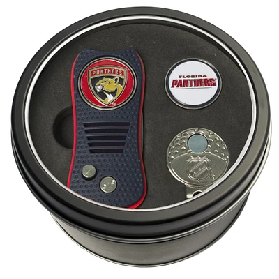 Florida Panthers Divot Tool Ball Marker & Cap Clip Personalized Tin Gift Set