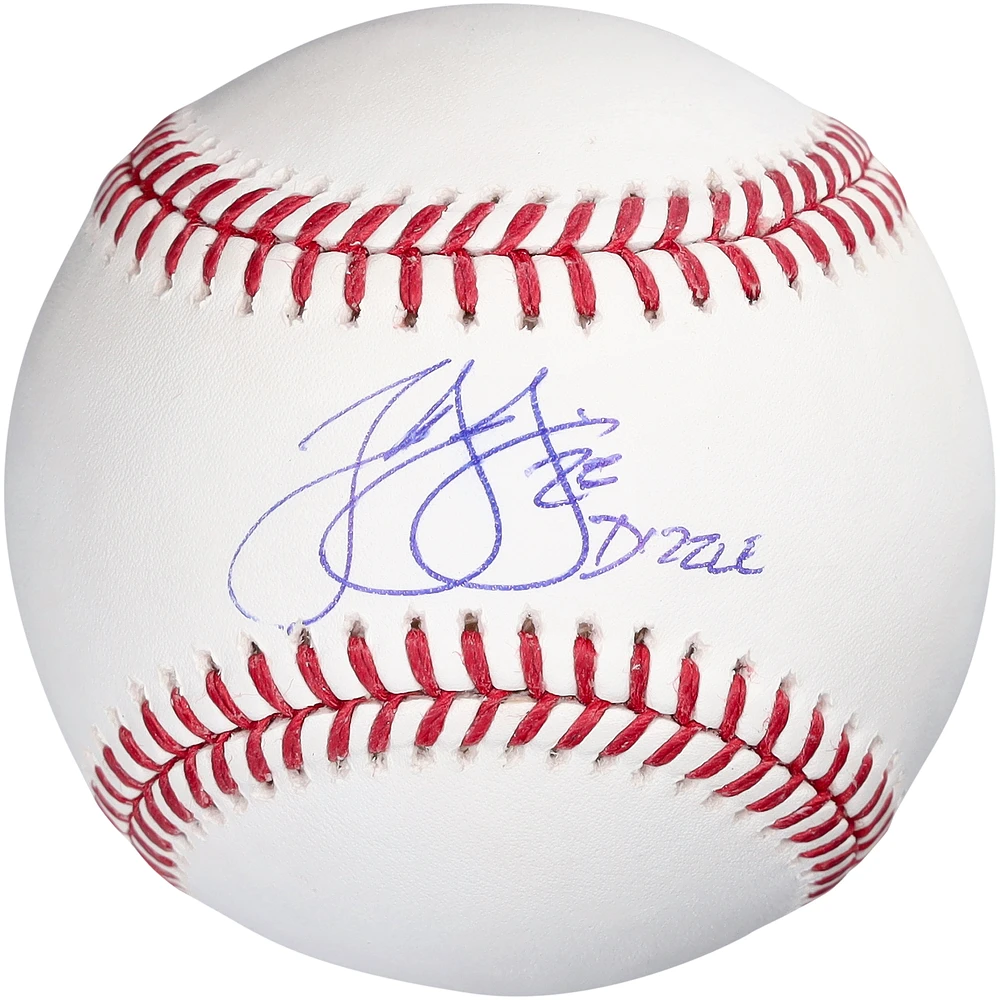 J.D. Davis Athletics Autographed Baseball with "Dizzle" Inscription